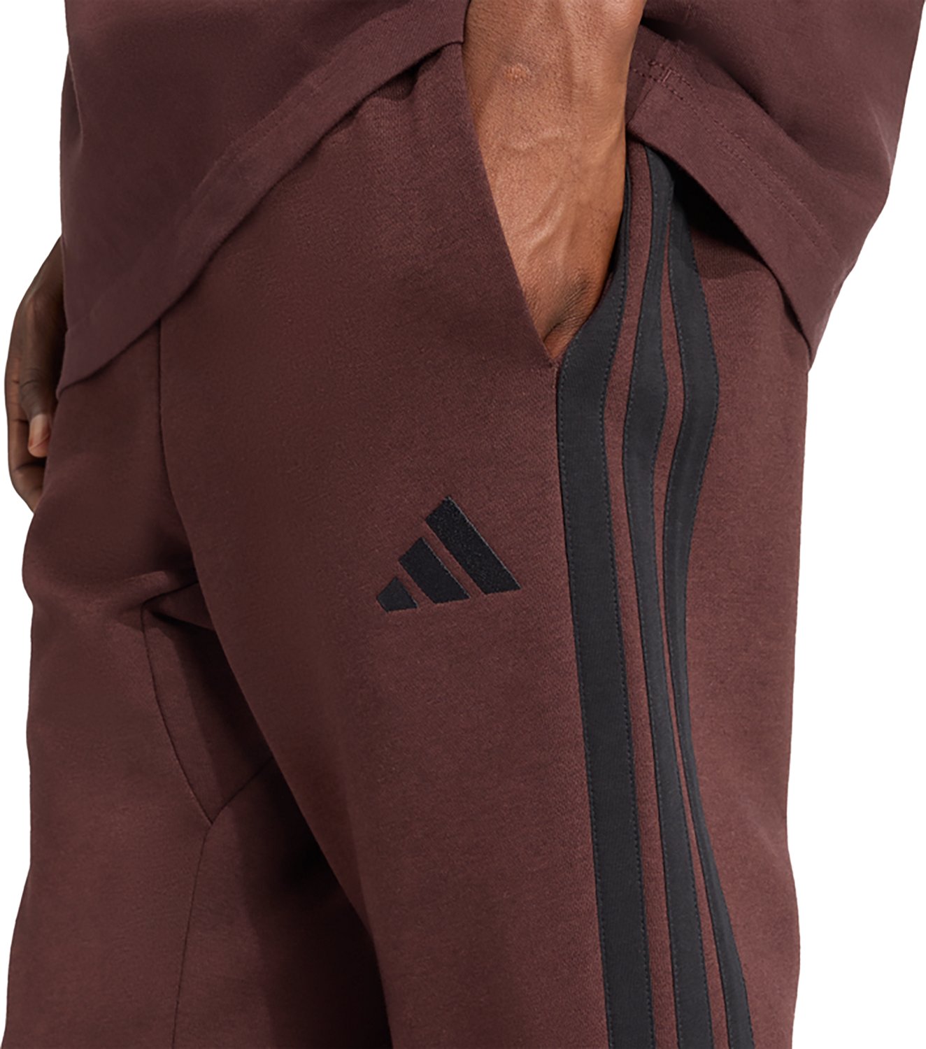 adidas Men's Essentials 3-Stripes Fleece Sportswear Pants - view number 4