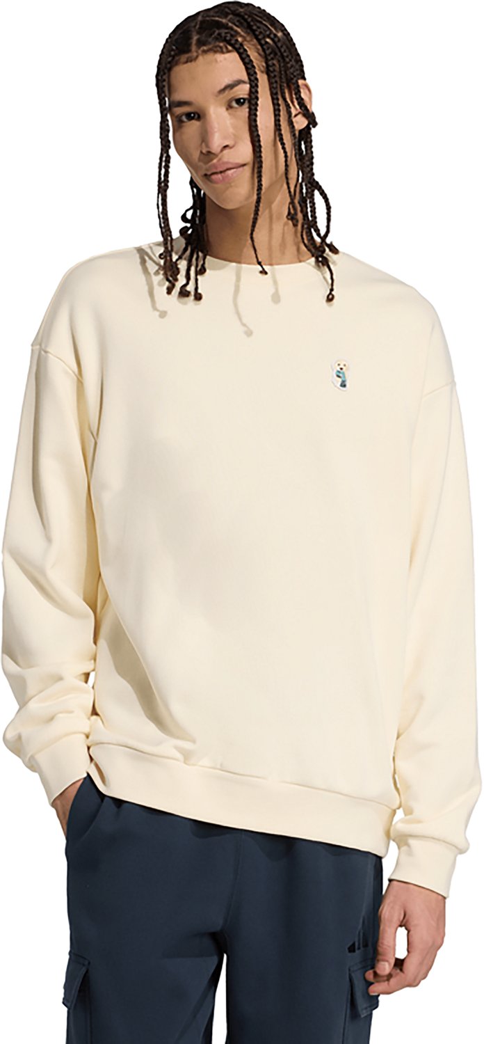 adidas Men's Dog Sock Patch Graphic Sportswear Sweatshirt