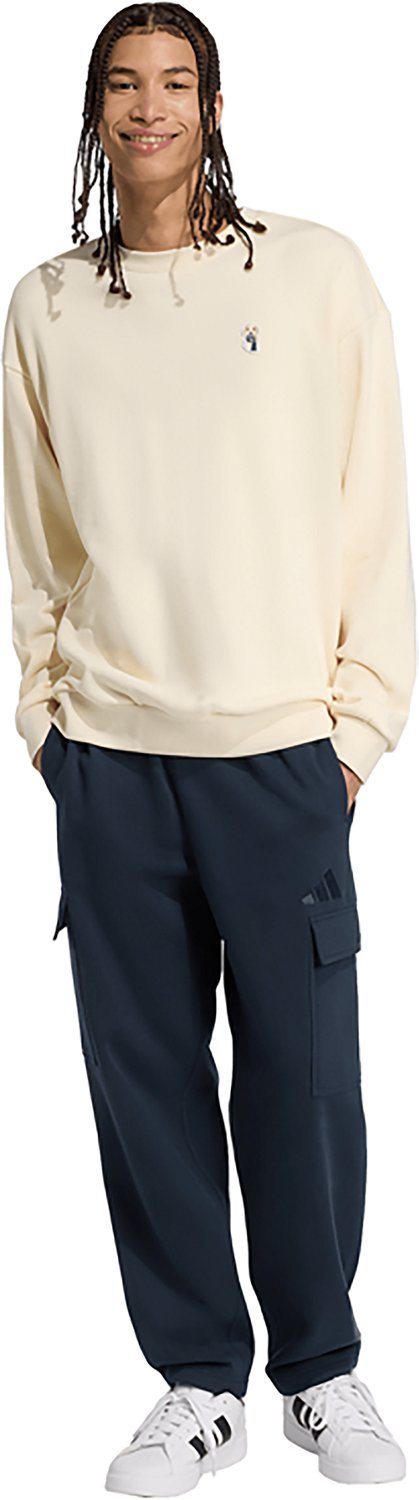 adidas Men's Dog Sock Patch Graphic Sportswear Sweatshirt - view number 4