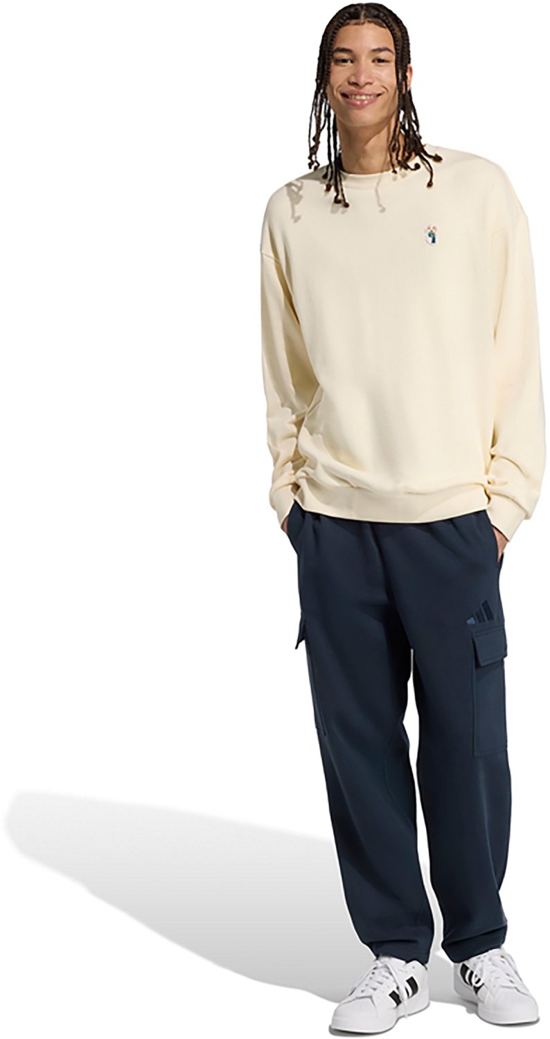 adidas Men's Dog Sock Patch Graphic Sportswear Sweatshirt - view number 6