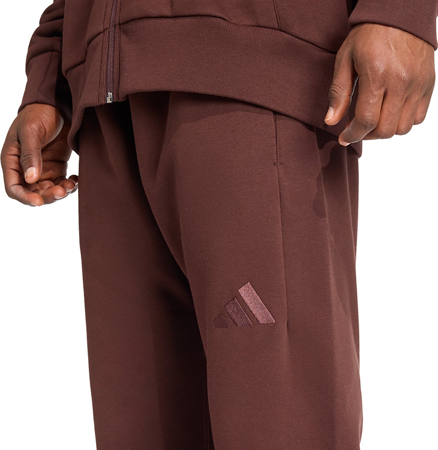 adidas Men's All SZN Fleece Tapered Sportswear Pants - view number 4