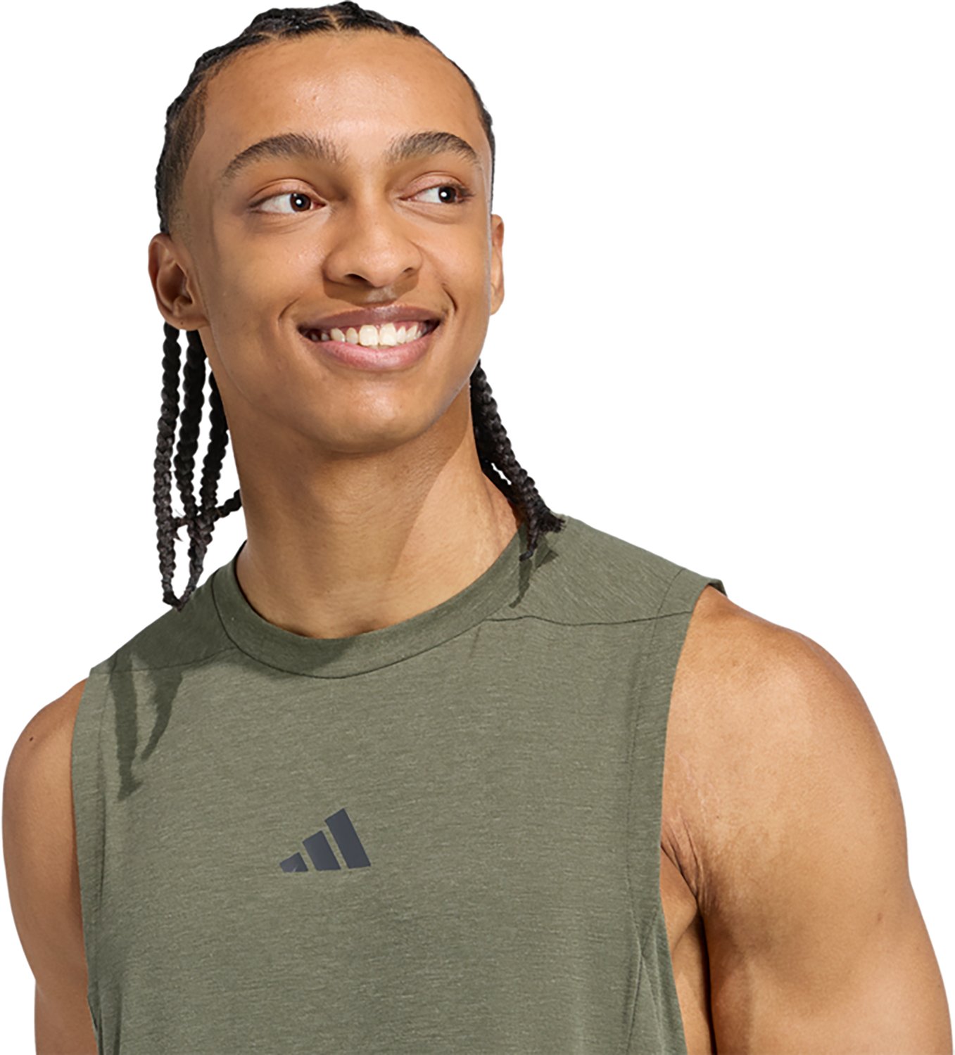 adidas Men's Designed for Training Workout Tank Top - view number 4