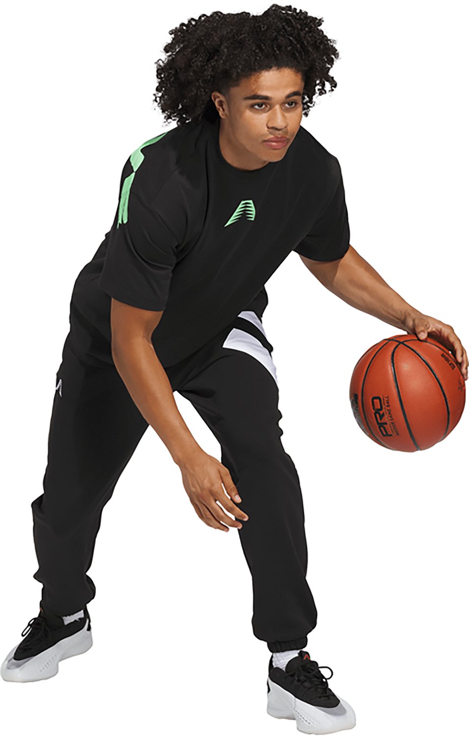 adidas Men's Anthony Edwards Believe That Basketball Graphic T-shirt - view number 3