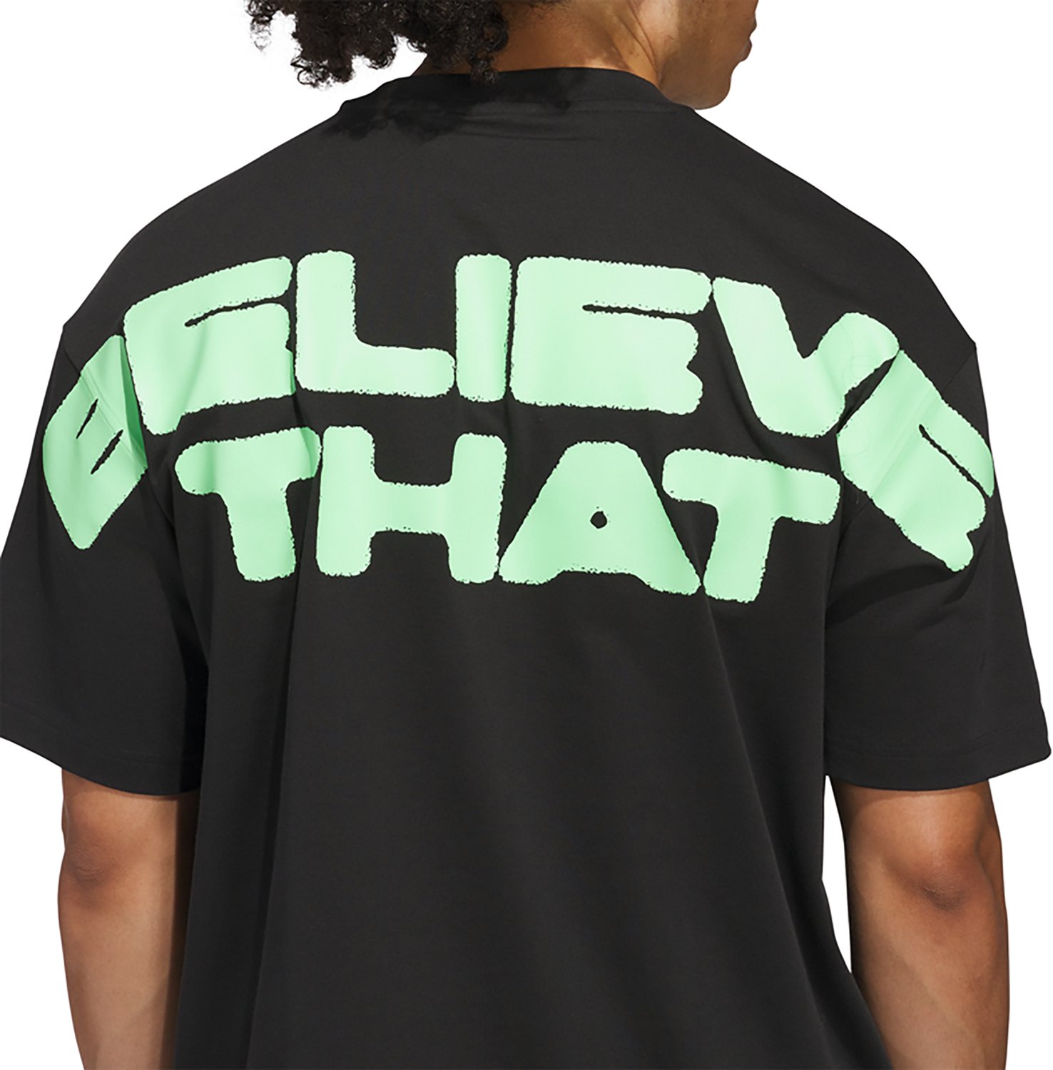 adidas Men's Anthony Edwards Believe That Basketball Graphic T-shirt - view number 5