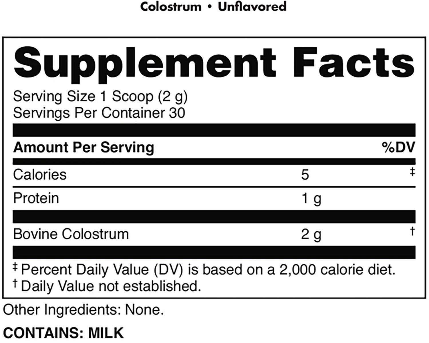 Bucked Up Essentials Colostrum Powder 30 Servings - view number 2