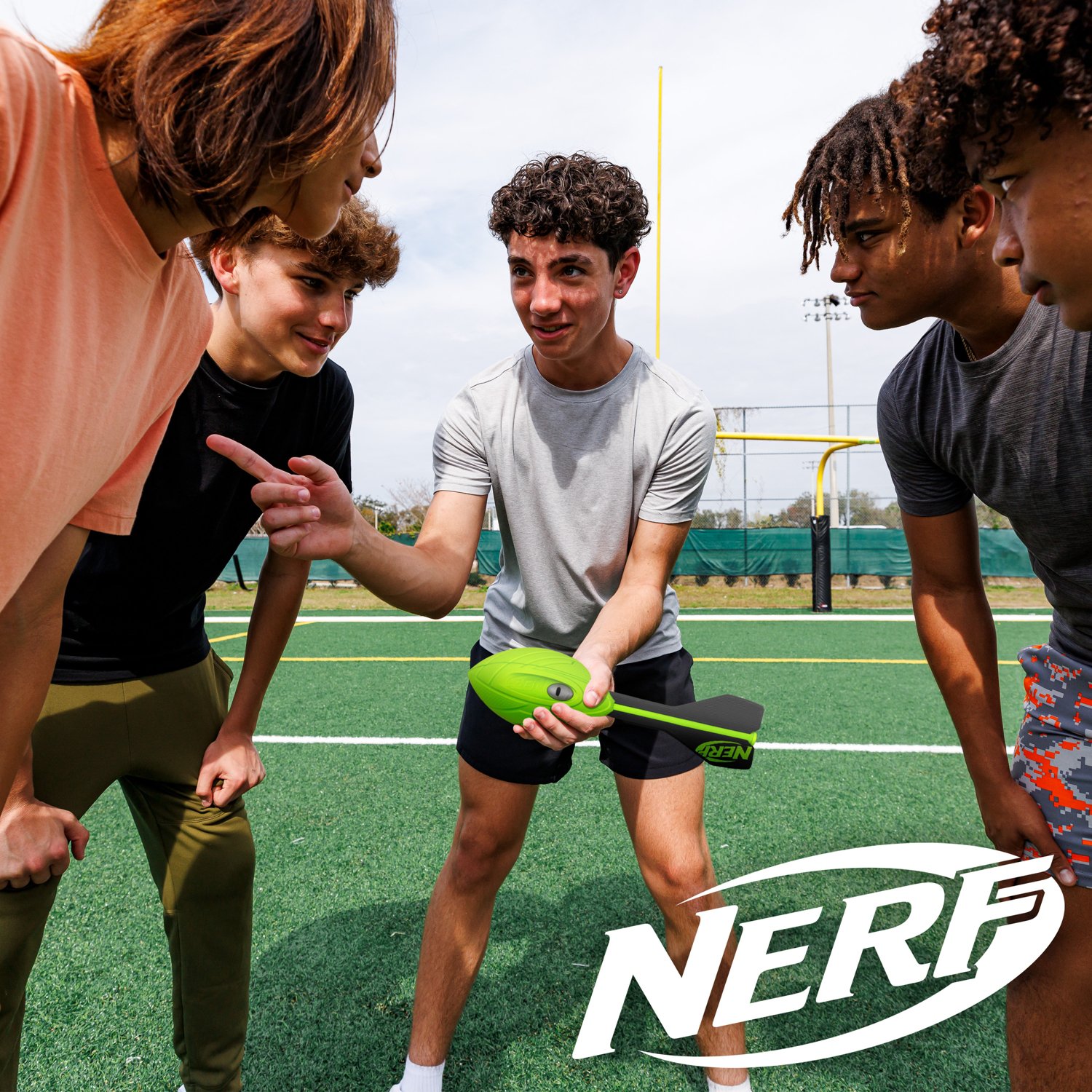 NERF Vortex Glow In The Dark Aero Howler Football