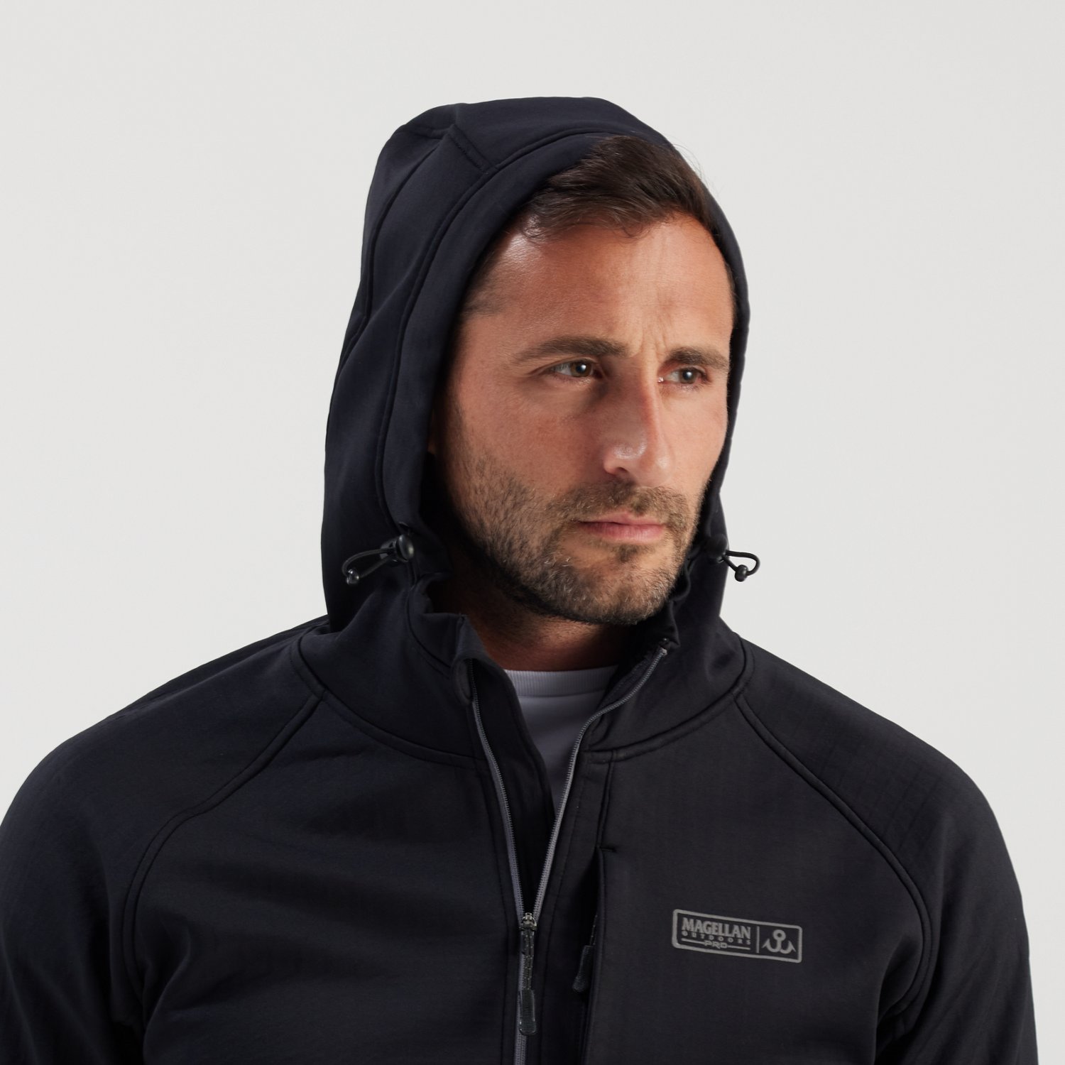 Magellan Outdoors Men's Pro Jacob Wheeler Angler Fleece Gaiter Hoodie - view number 5