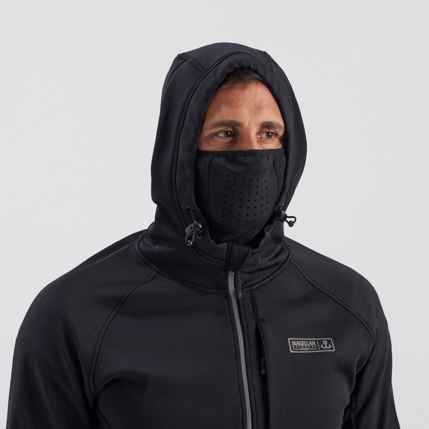 Magellan Outdoors Men's Pro Jacob Wheeler Angler Fleece Gaiter Hoodie - view number 6