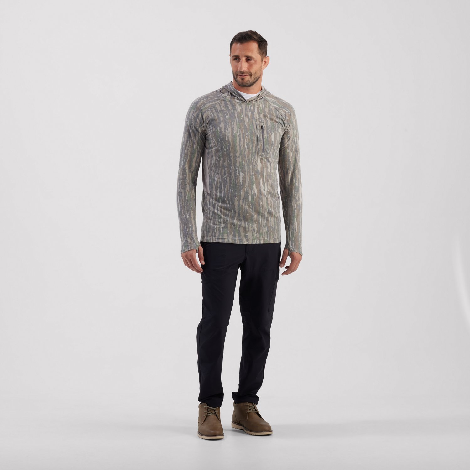 Magellan Outdoors Men's Pro Jacob Wheeler Angler Tech Camo Washed Hoodie - view number 2