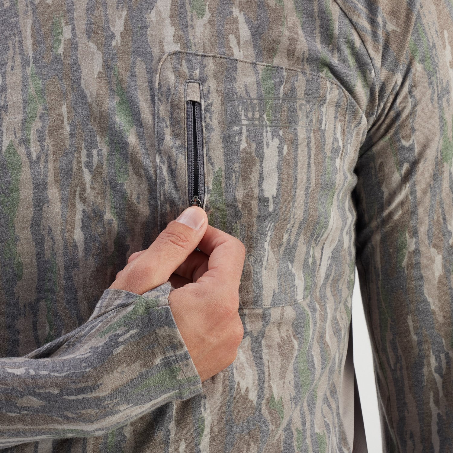 Magellan Outdoors Men's Pro Jacob Wheeler Angler Tech Camo Washed Hoodie - view number 4