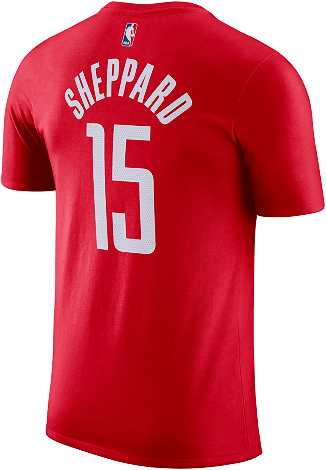 Nike Men's Houston Rockets Reed Sheppard Essential Player Name and Number T-shirt - view number 2