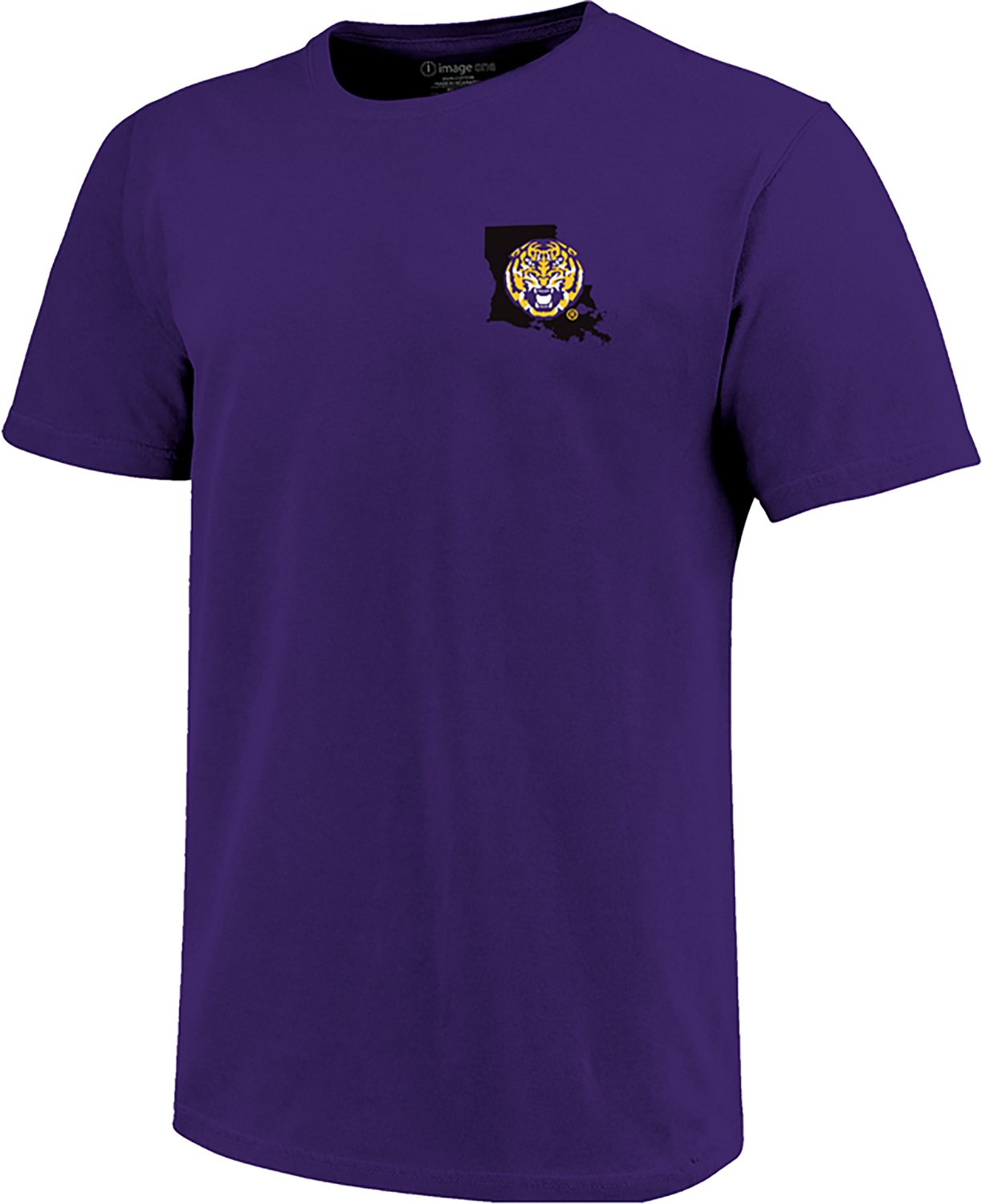 Image One Youth's Louisiana State University Tigers Sketched Mascot Stack Short Sleeve T-shirt - view number 2