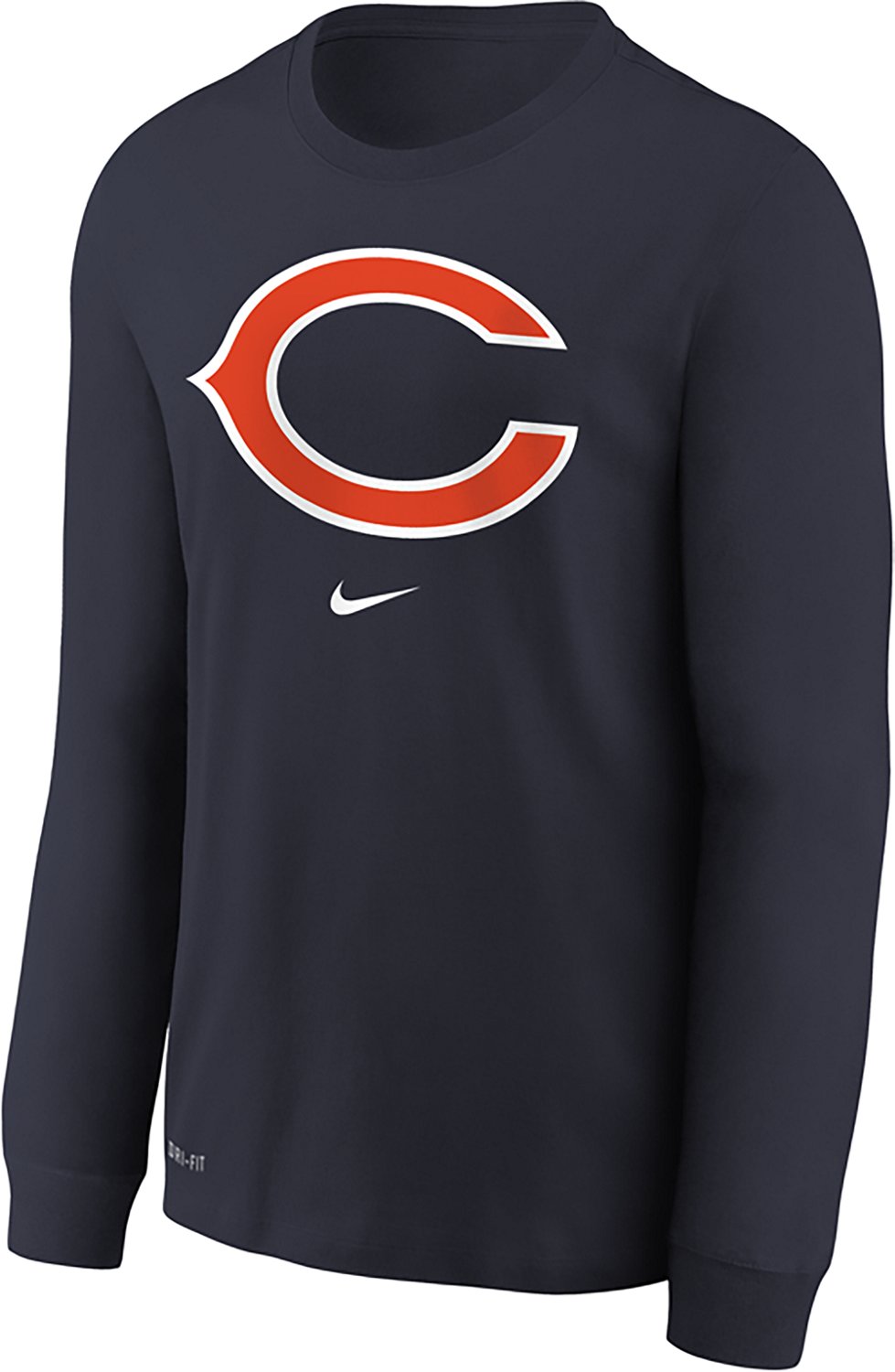 Nike Kids' Chicago Bears Primary Logo Dri-FIT Long Sleeve T-shirt - view number 2