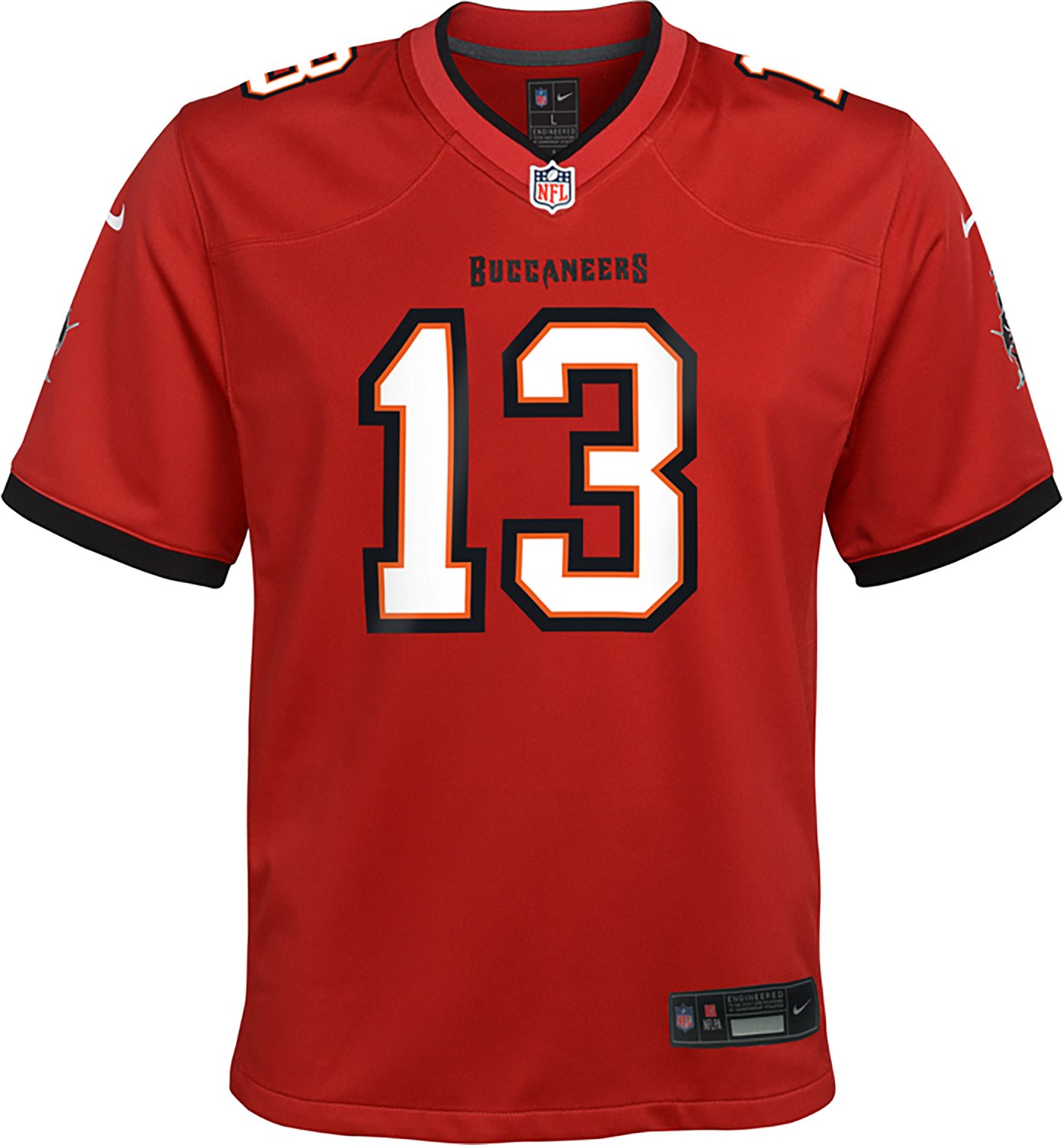 Nike Boys’ Tampa Bay Buccaneers Mike Evans Primary Game Player N&N Jersey - view number 2