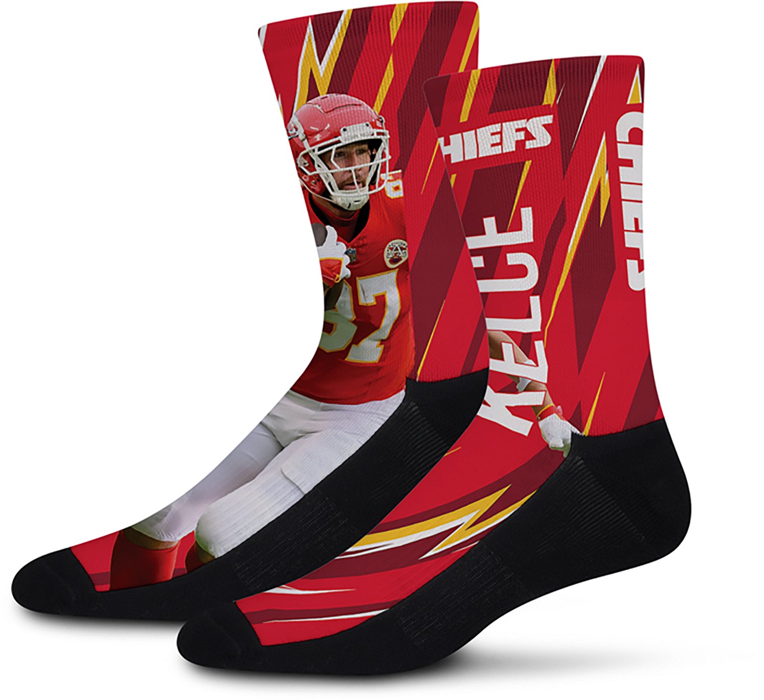 For Bare Feet Kansas City Chiefs Travis Kelce Big Energy Socks - view number 3