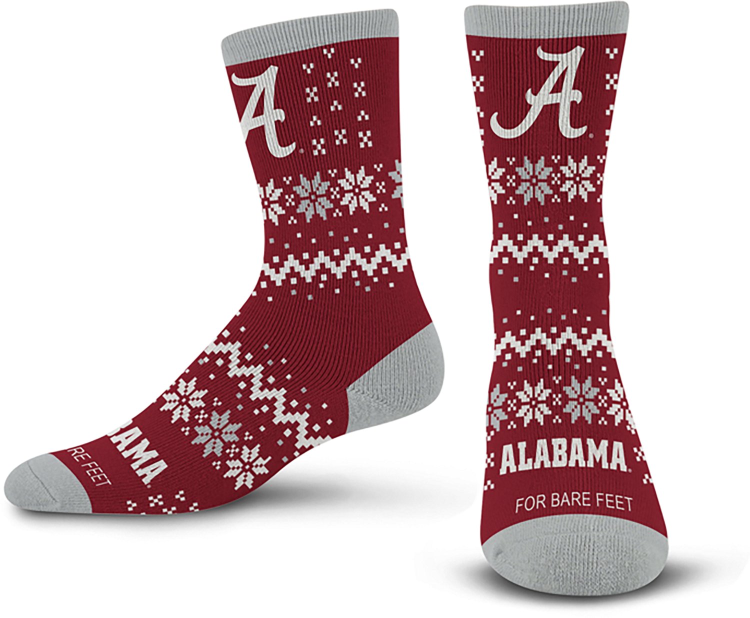 For Bare Feet University of Alabama Team Sweater Socks