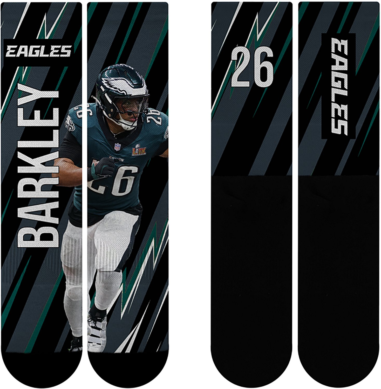 For Bare Feet Philadelphia Eagles Saquon Barkley Big Energy Socks - view number 2