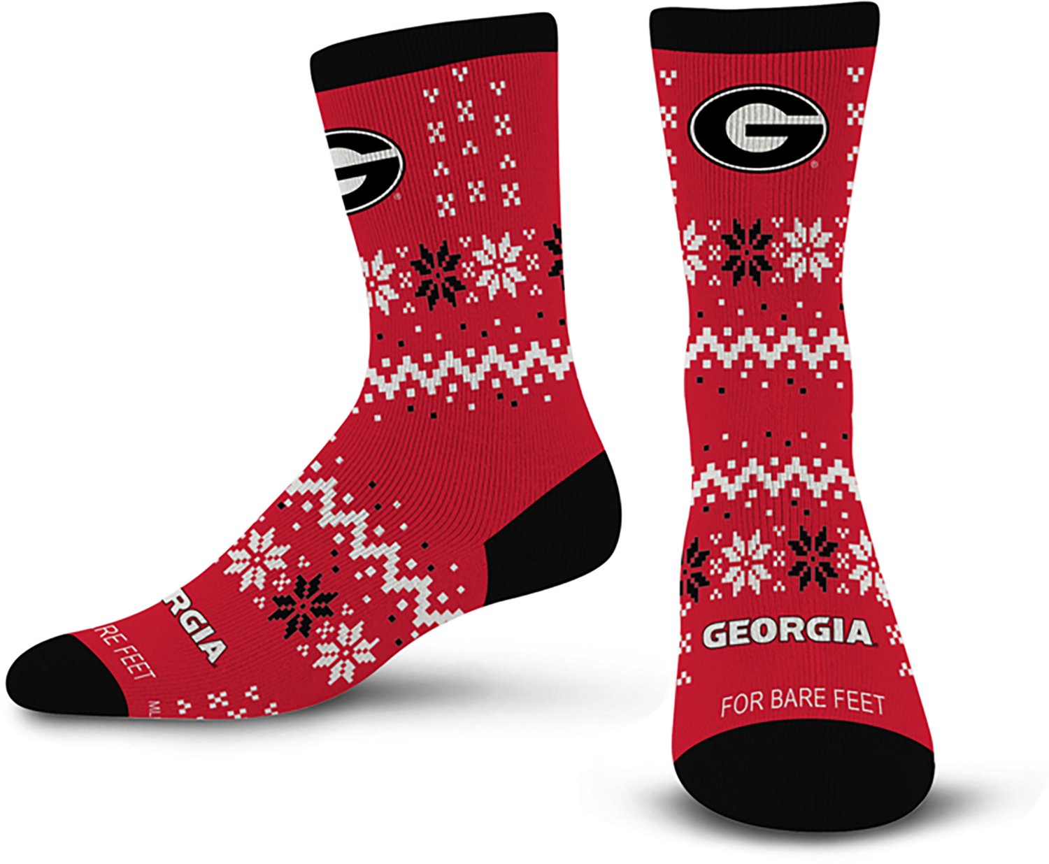 For Bare Feet University of Georgia Team Sweater Socks