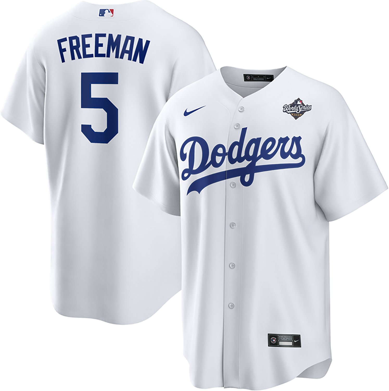 Nike Men's Los Angeles Dodgers Freddie Freeman 2025 World Series Home Replica Jersey - view number 1
