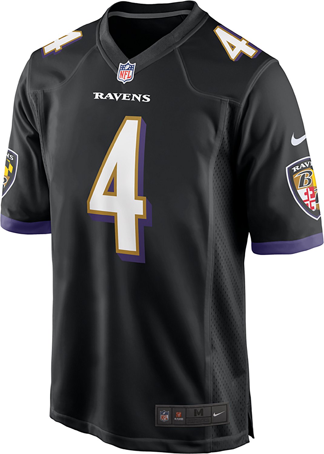 Nike Men's Zay Flowers Baltimore Ravens Alternate Game Name and Number Jersey - view number 2