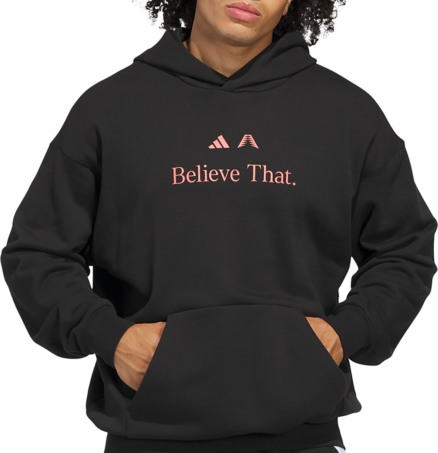 adidas Men's Anthony Edwards Believe That Basketball Hoodie - view number 5