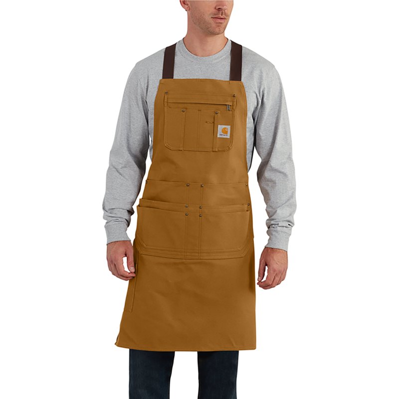 Carhartt Men's Cotton Firm Duck Apron | Brown