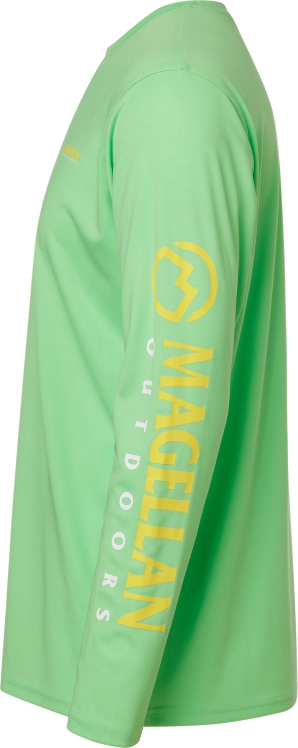 Magellan Outdoors Men's Casting Crew Core Graphic Long Sleeve T-shirt                                                            - view number 3