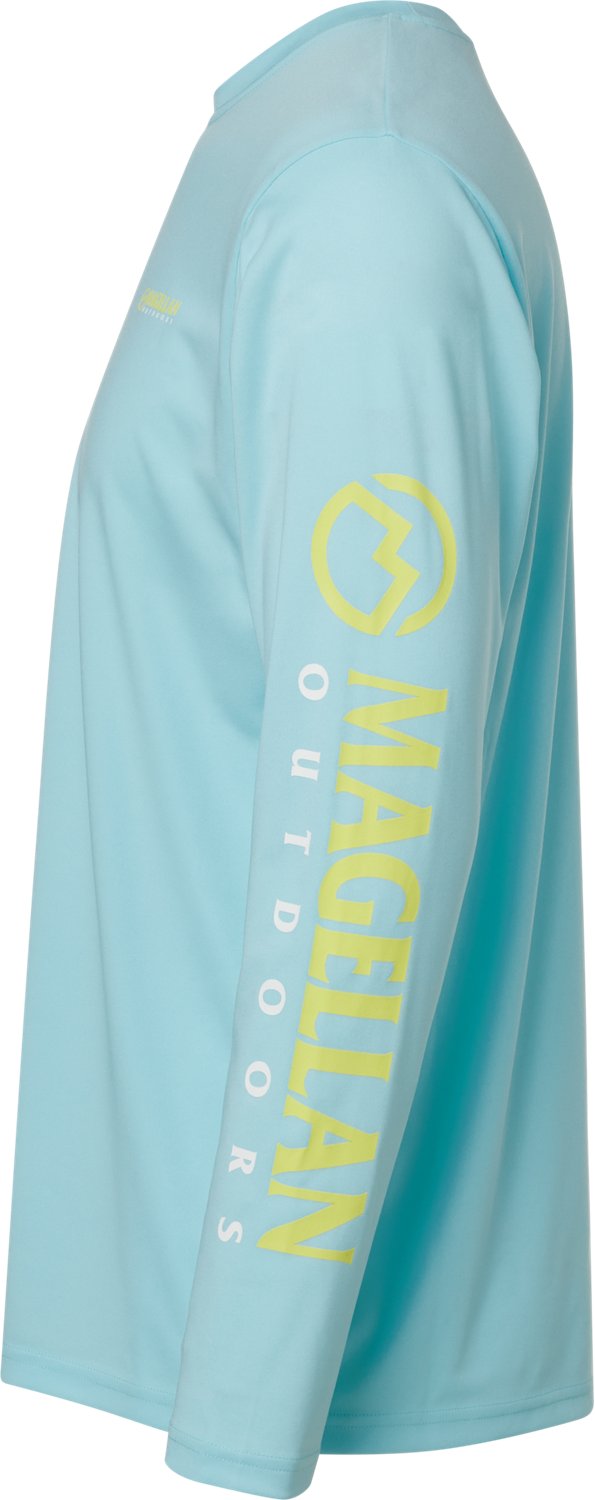 Magellan Outdoors Men's Casting Crew Core Graphic Long Sleeve T-shirt                                                            - view number 4