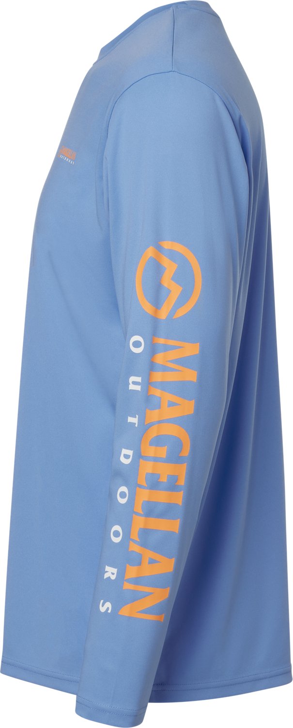 Magellan Outdoors Men's Casting Crew Core Graphic Long Sleeve T-shirt                                                            - view number 3