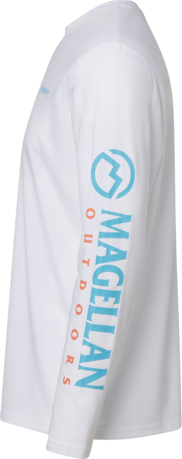 Magellan Outdoors Men's Casting Crew Core Graphic Long Sleeve T-shirt                                                            - view number 5