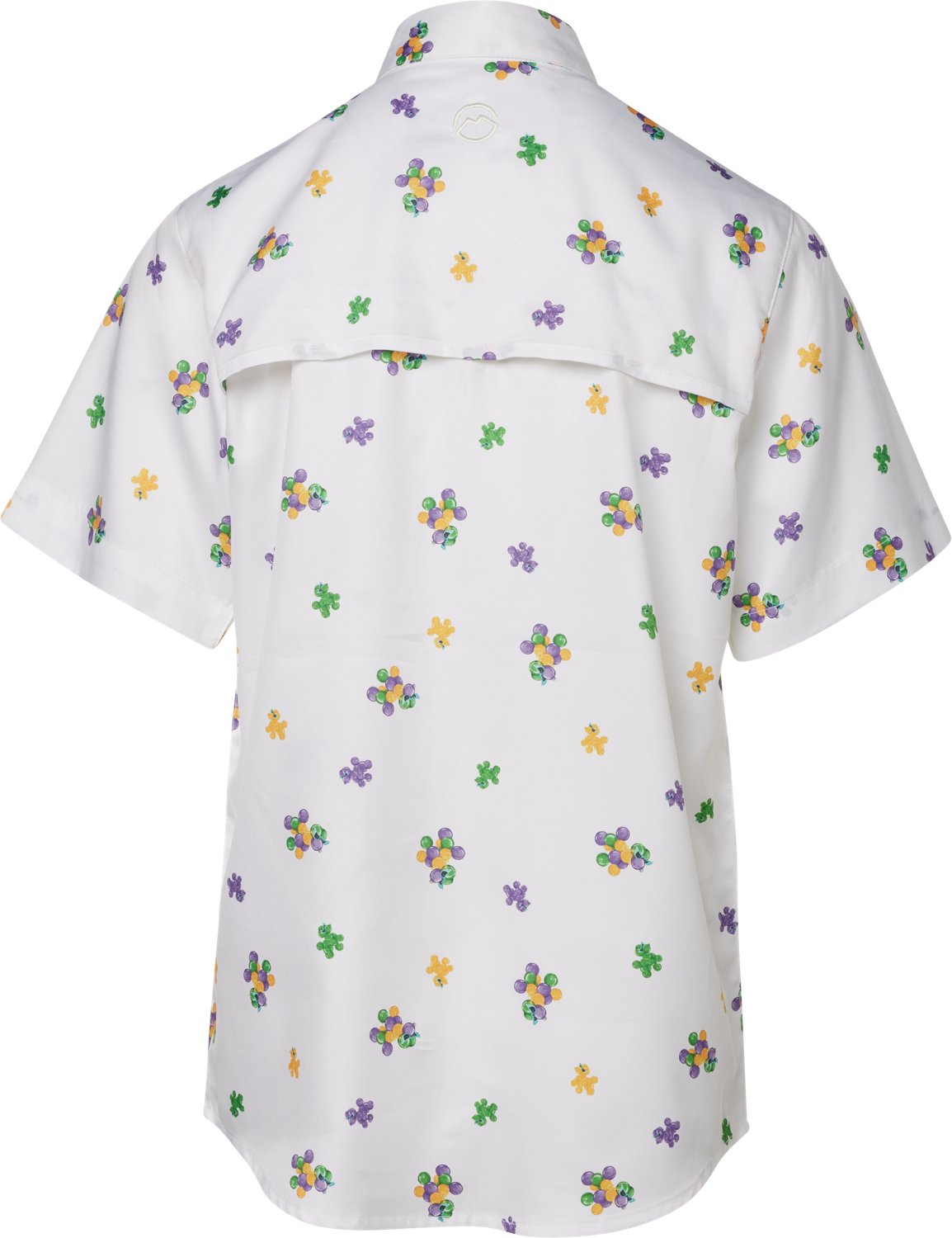 Magellan Outdoors Boys' Mardi Gras Print Short Sleeve Button-Down Shirt - view number 2