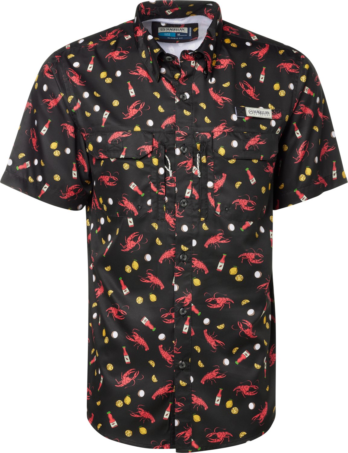 Magellan Outdoors Men's Local State Crawfish Short Sleeve Shirt