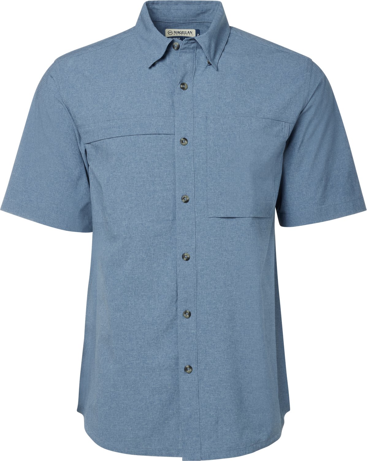 Magellan Outdoors Men's Hickory Canyon Ventilation Short Sleeve Shirt - view number 3