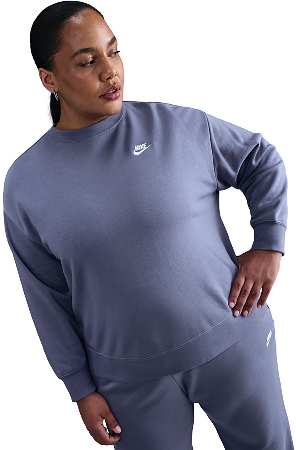Nike Women's Sportswear Club Fleece Plus Size Crew Neck Sweatshirt - view number 3