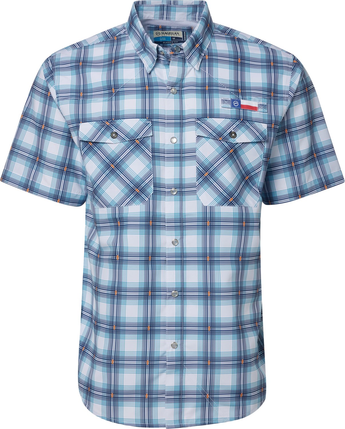 Magellan Outdoors Men's Howdy Plaid Short Sleeve Shirt