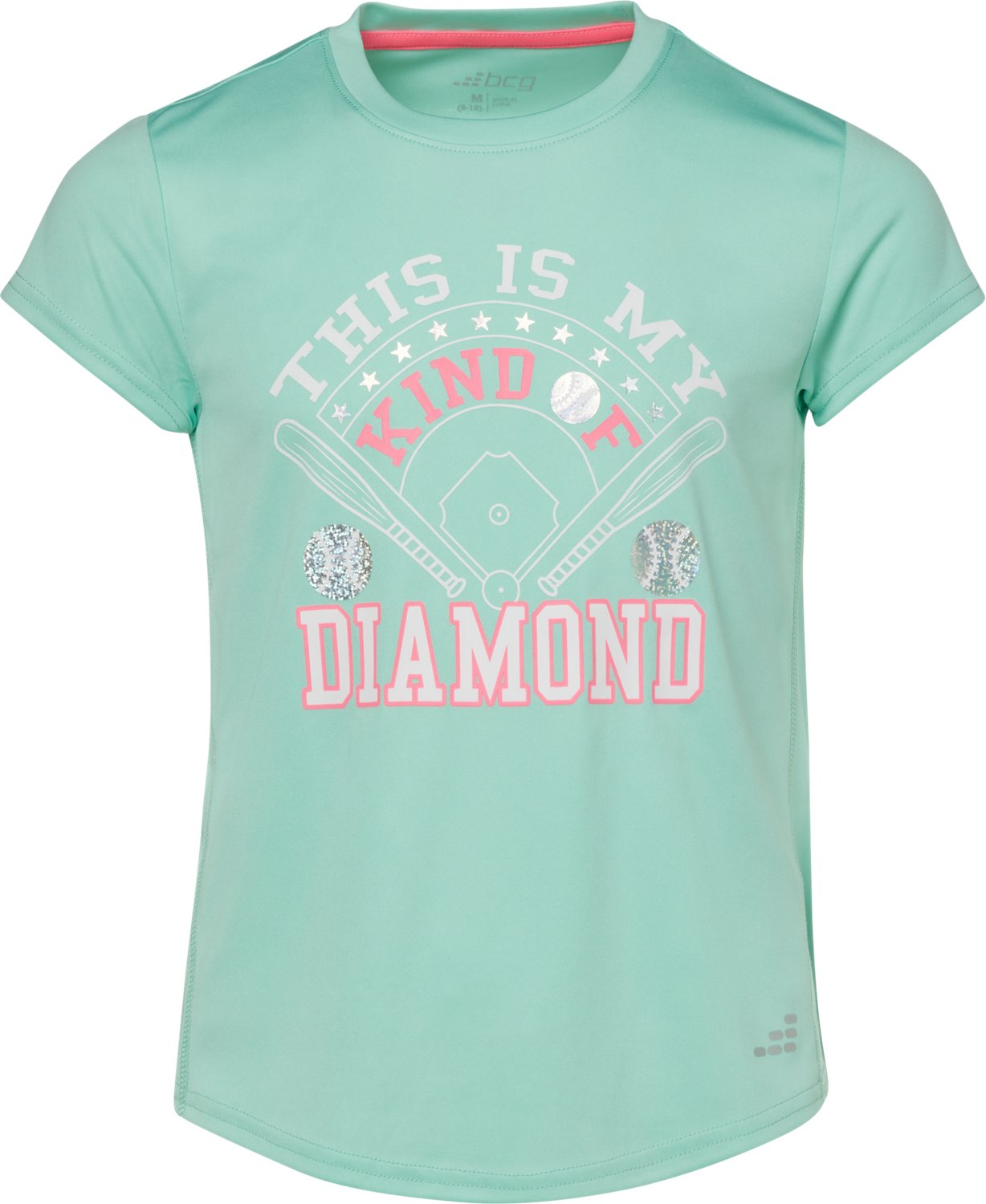 BCG Girls' Turbo GFX Short Sleeve T-shirt