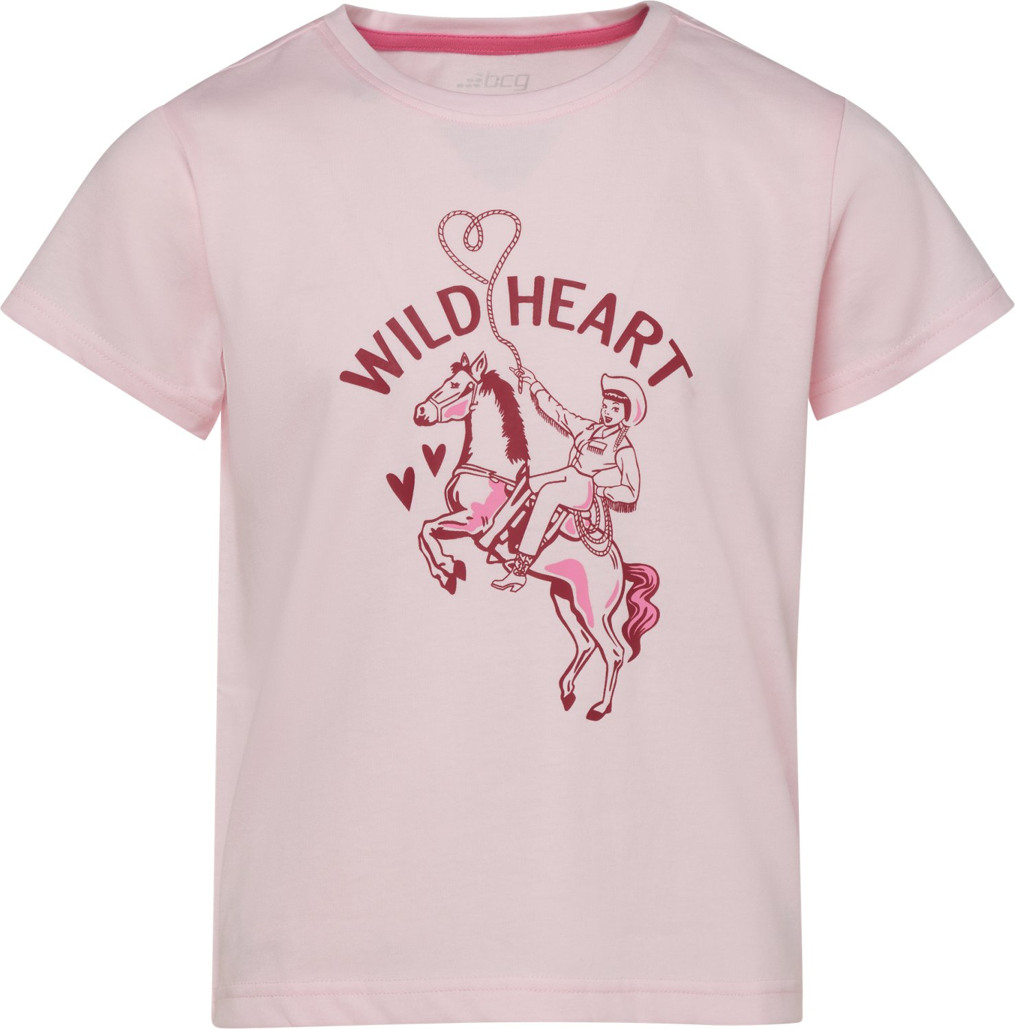 BCG Girls' Cotton GFX Short Sleeve T-shirt