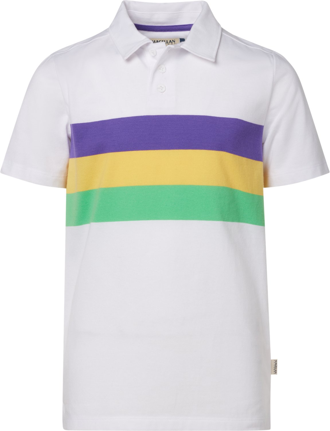 Magellan Boys' Mardi Gras Stripe Short Sleeve T-shirt