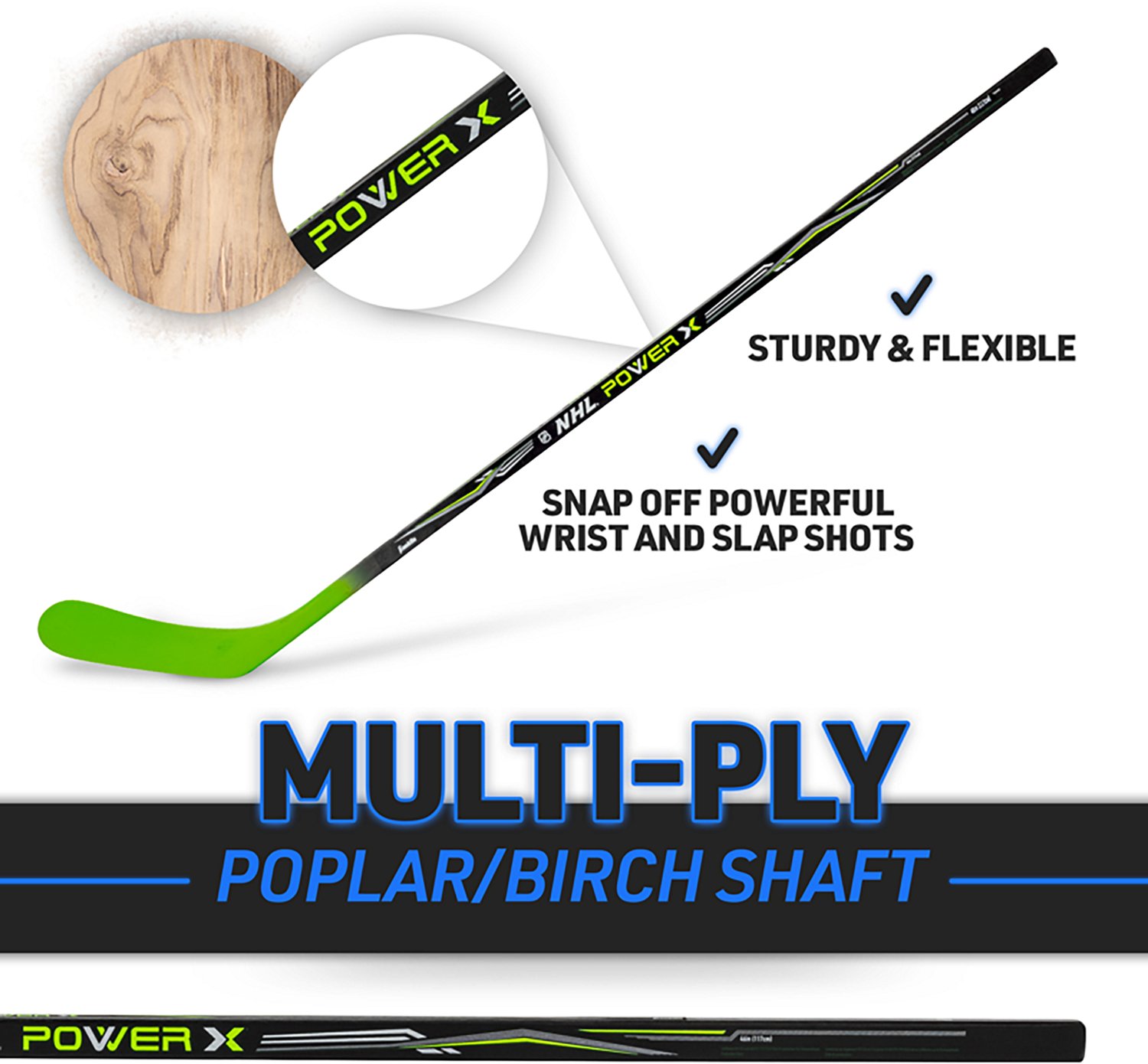 Franklin Sports Junior's NHL Power X Street Hockey Stick Left-Handed - view number 4