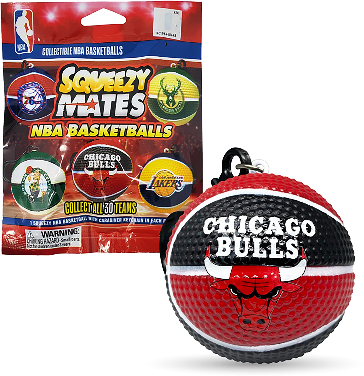 SqueezyMates 2025 NBA Mini Basketball Foil Blind Pack - view number 3