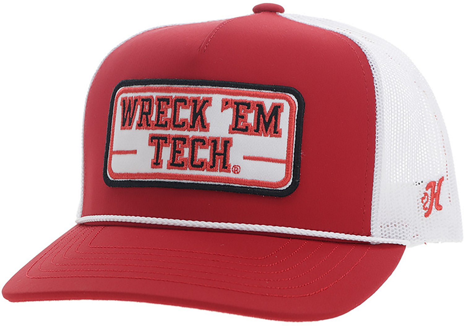 Hooey Adults' Texas Tech Red Raiders Patch Structured Cap - view number 4
