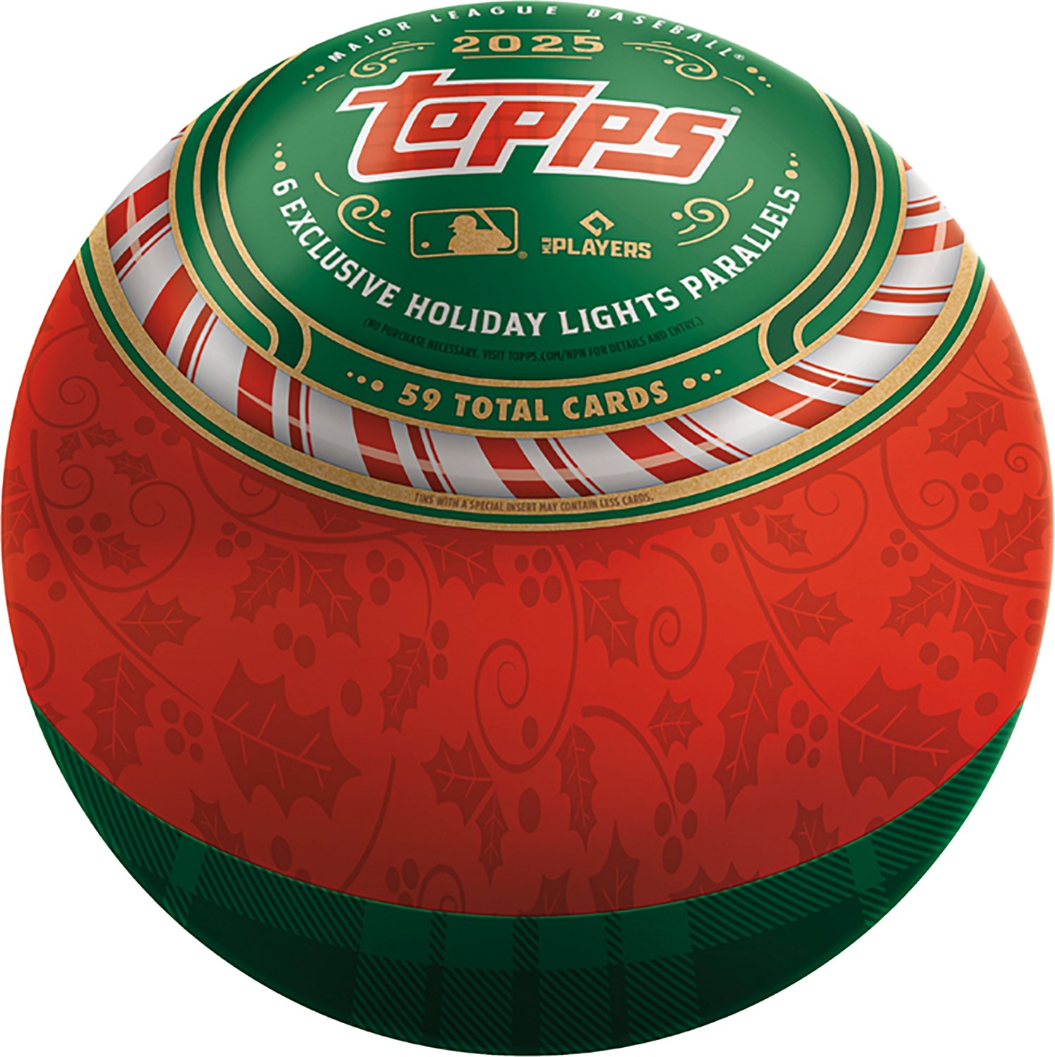 Topps 2025 Holiday Baseball Tin