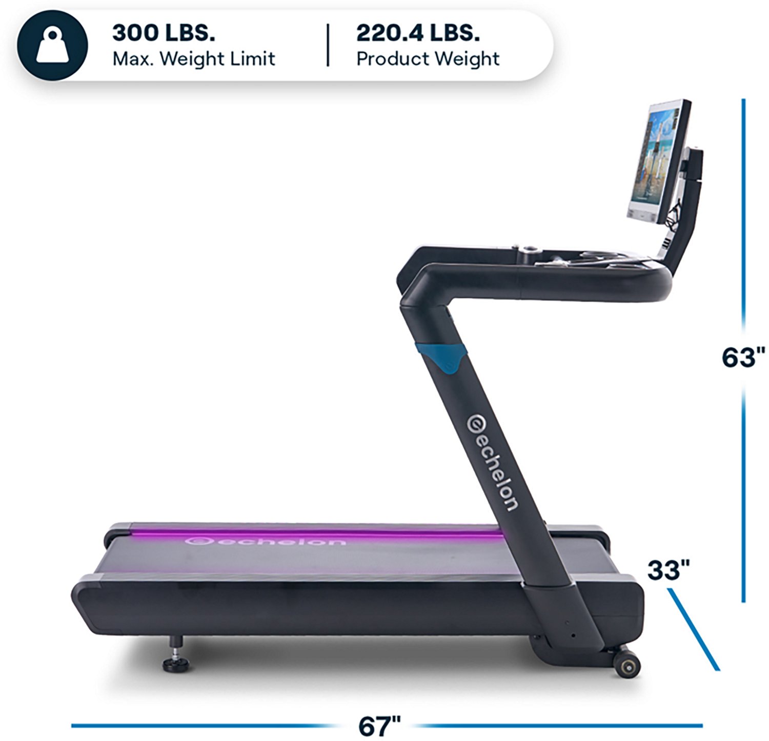 Echelon Stride 8s-22 Treadmill - view number 2