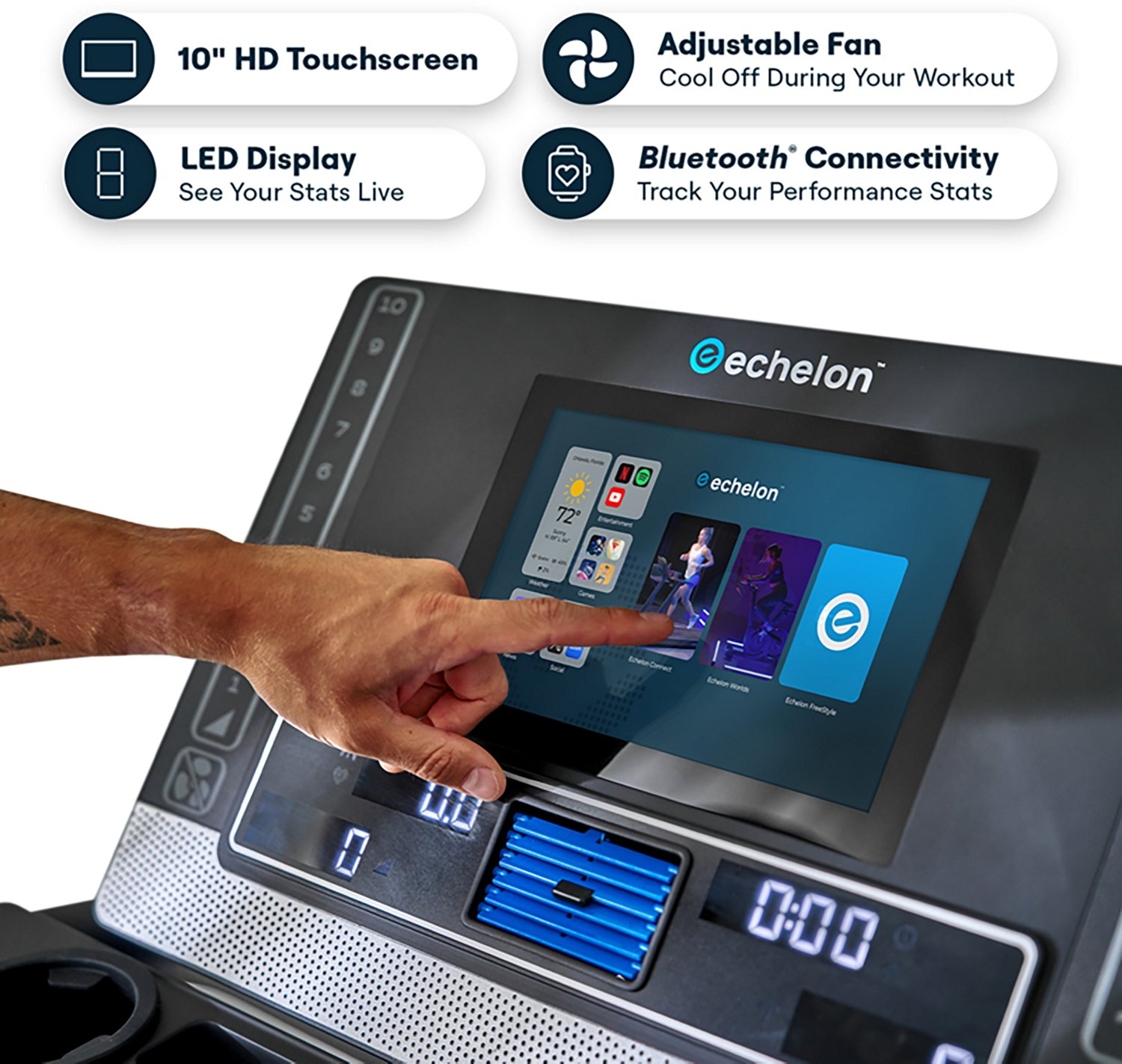 Echelon Stride 6s-10 Treadmill - view number 3