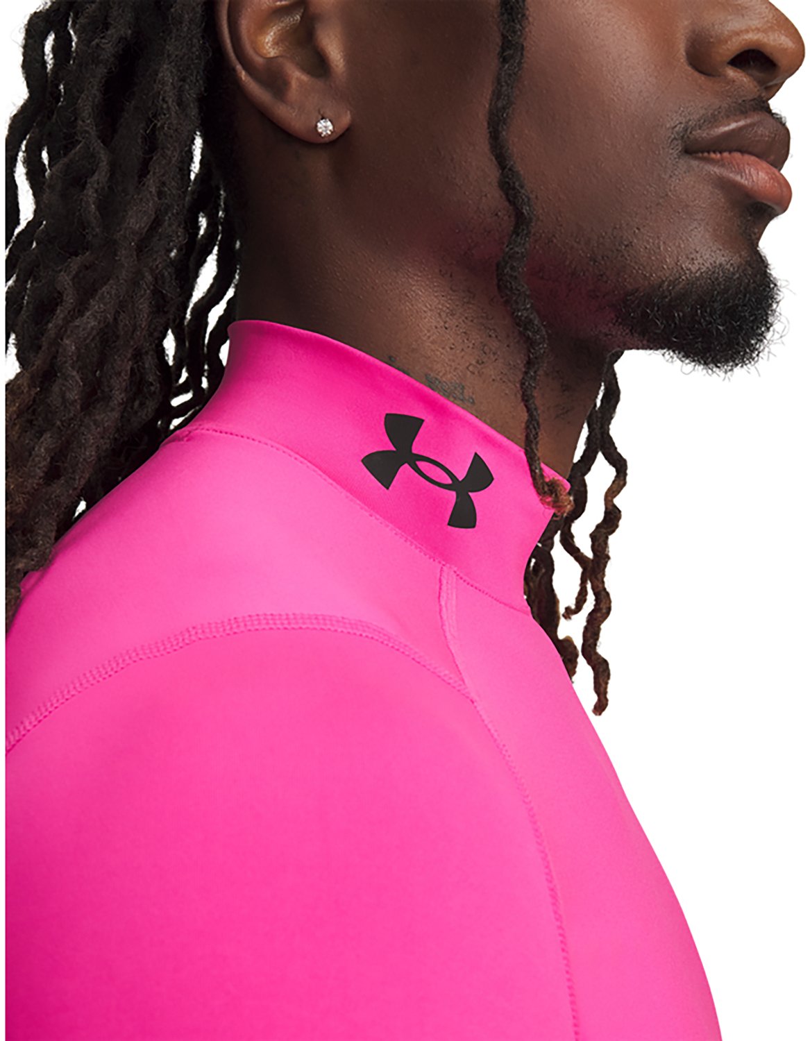 Under Armour Men's HeatGear Compression Mock Short Sleeve Shirt - view number 3