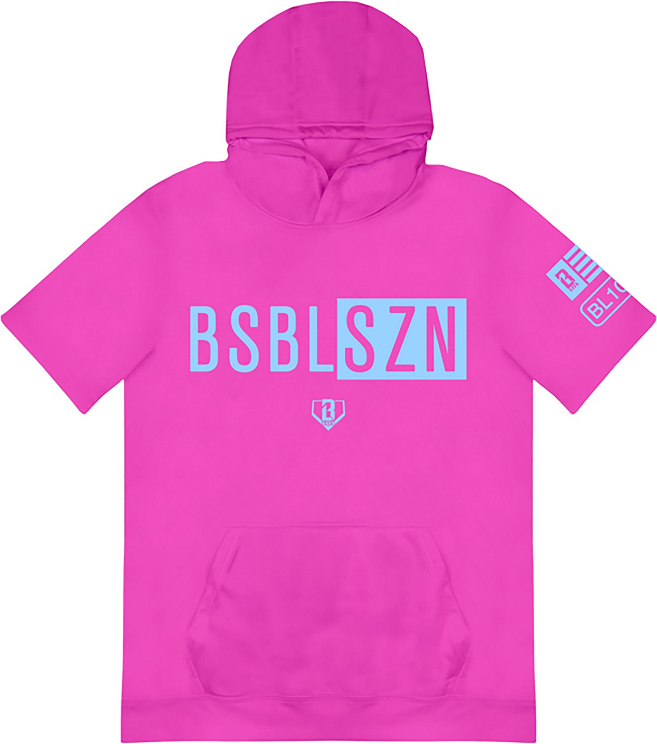 Baseball Lifestyle 101 Youth BSBL-SZN Short Sleeve Hoodie