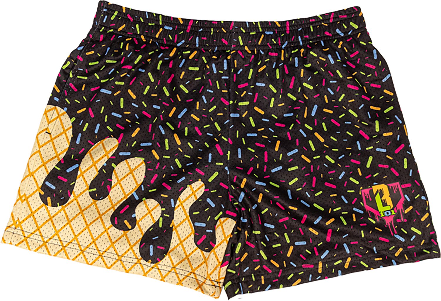 Baseball Lifestyle 101 Adult Ice Cream Shorts 5 in