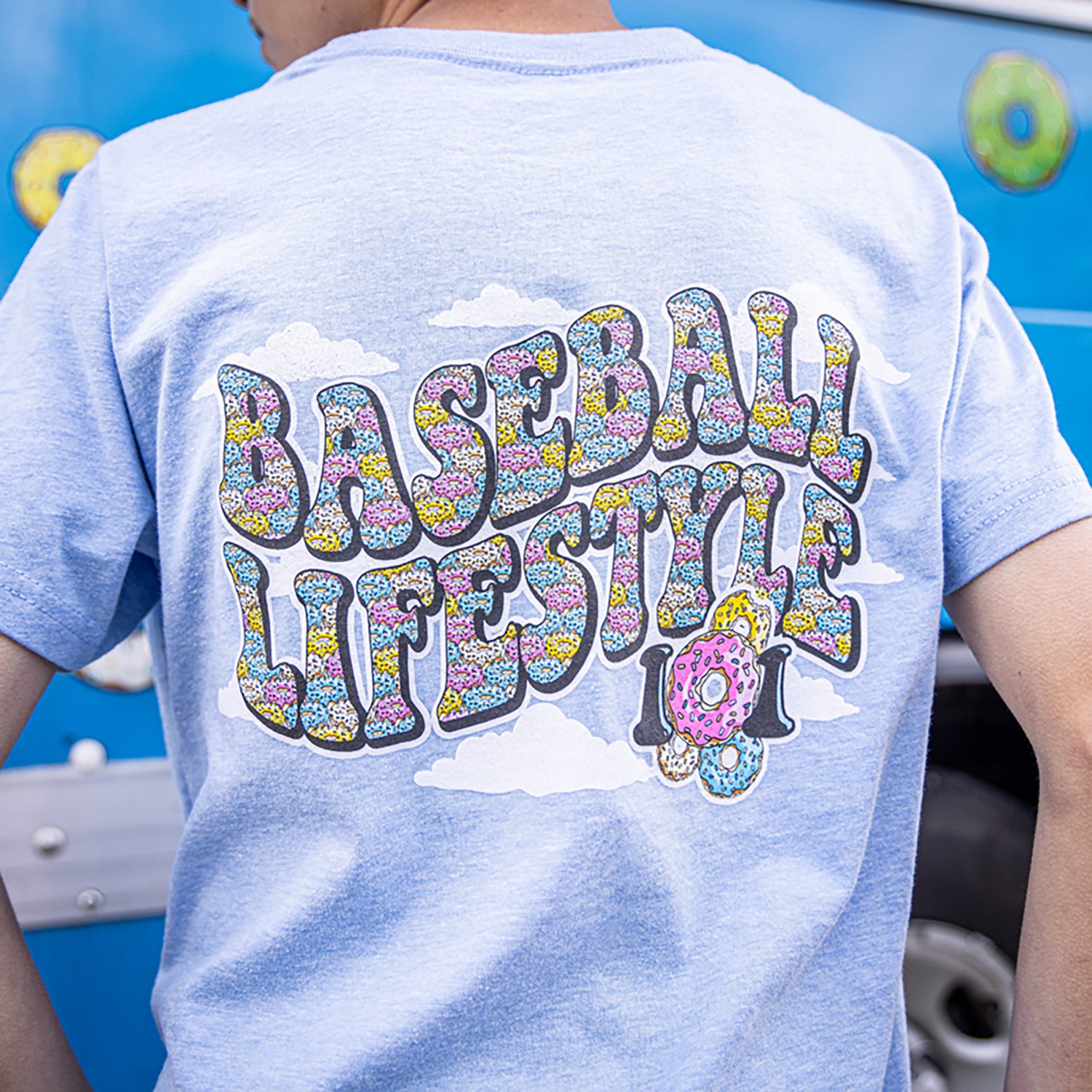 Baseball Lifestyle 101 Youths' Donut Short Sleeve T-shirt - view number 3