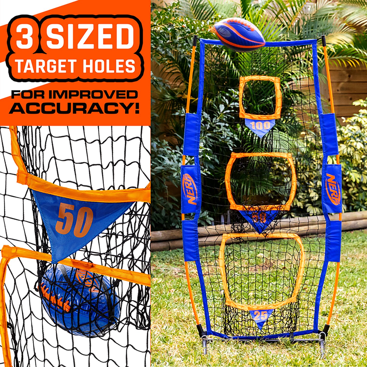 NERF Pro Pass 5x2ft Football Target                                                                                              - view number 4