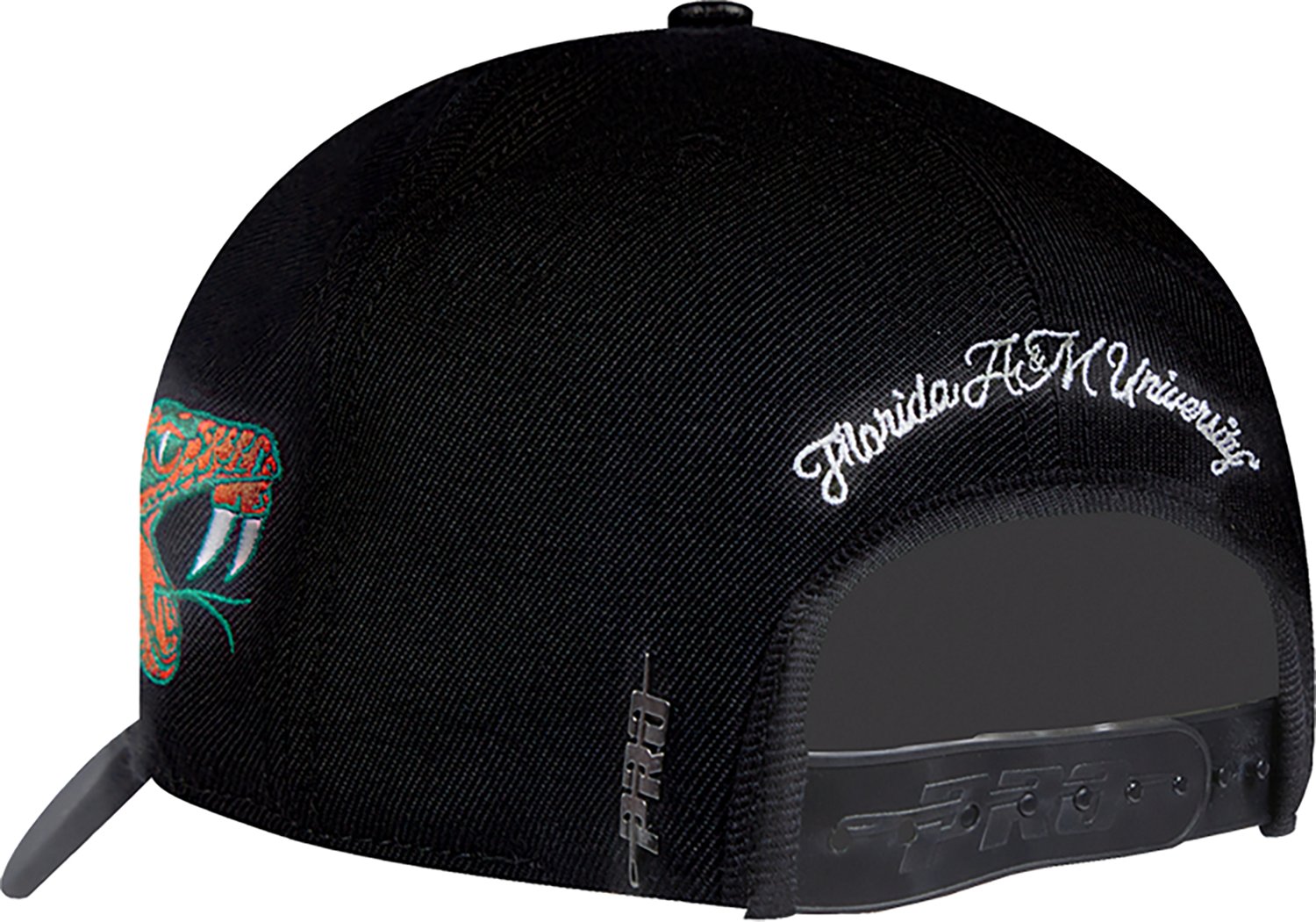 Pro Standard Men's Florida A&M University Vault Script Varsity Pinchfront Snapback Hat - view number 3